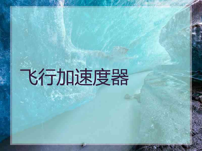 飞行加速度器