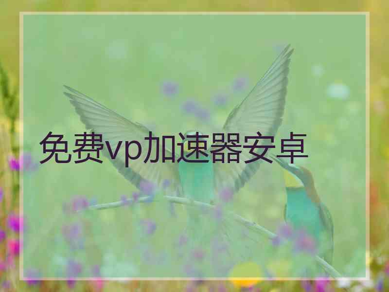 免费vp加速器安卓