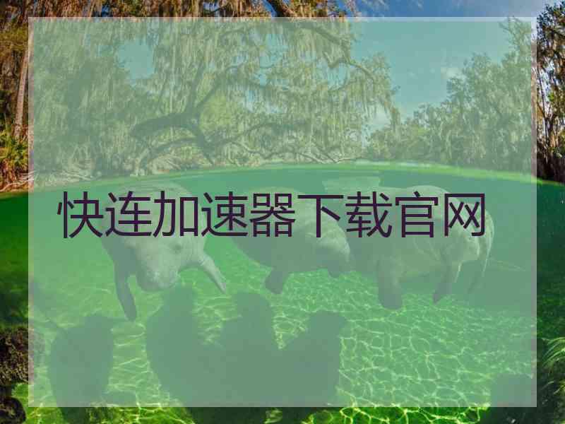 快连加速器下载官网