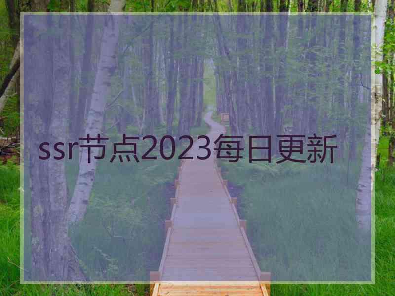 ssr节点2023每日更新