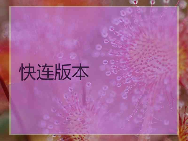 快连版本