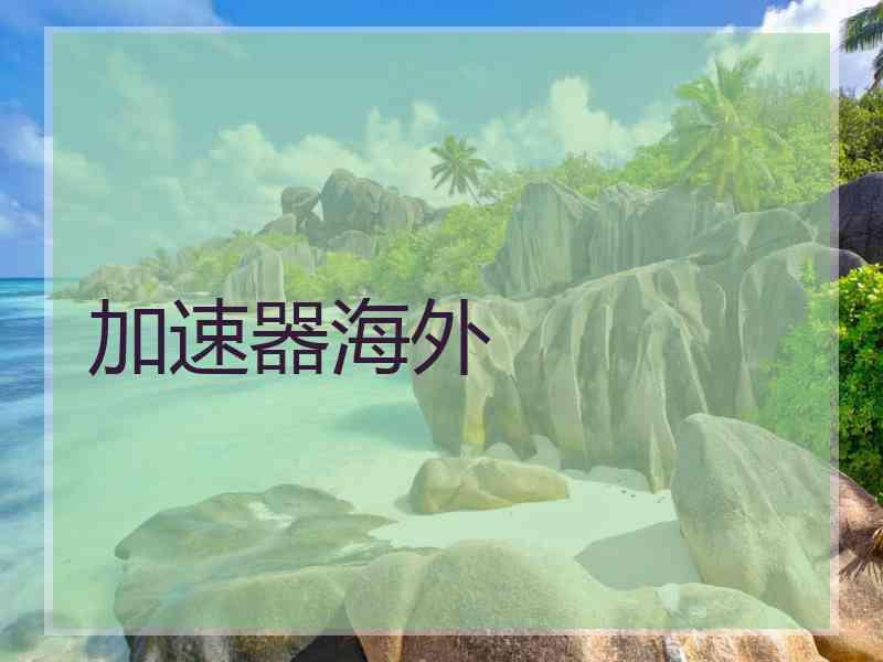 加速器海外