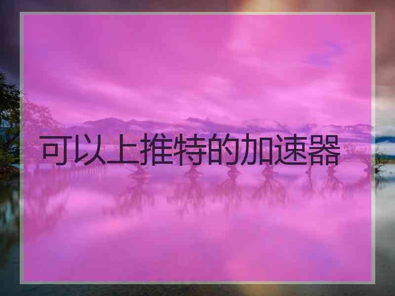 可以上推特的加速器