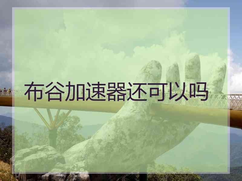 布谷加速器还可以吗