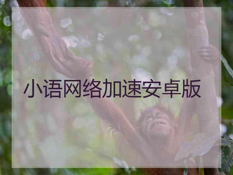 小语网络加速安卓版