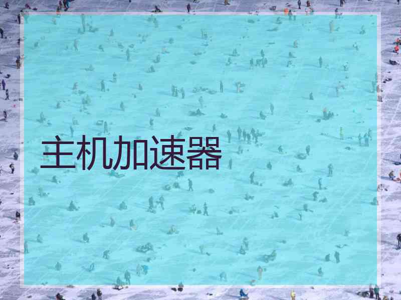 主机加速器