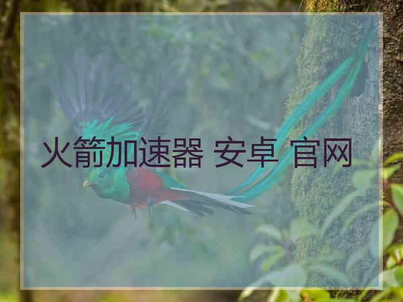 火箭加速器 安卓 官网