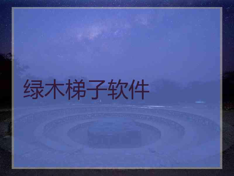 绿木梯子软件