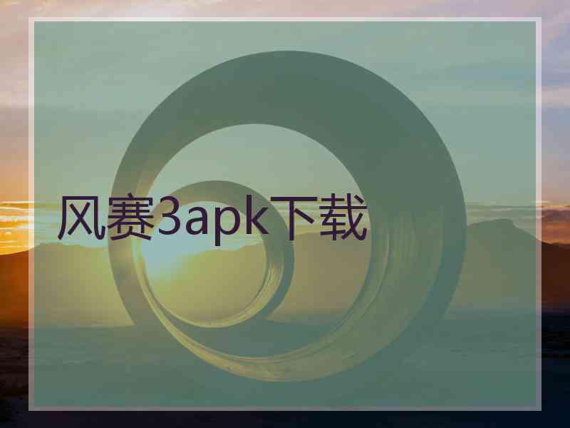 风赛3apk下载