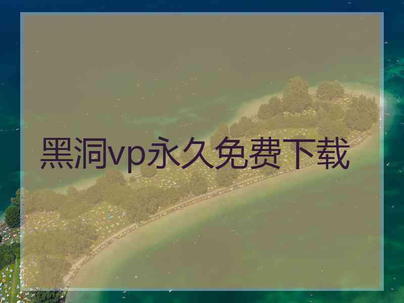 黑洞vp永久免费下载