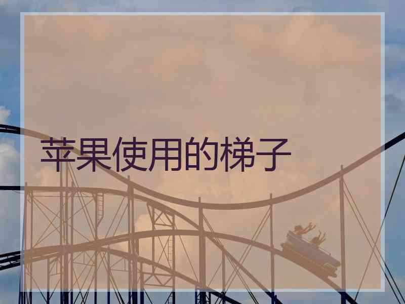 苹果使用的梯子