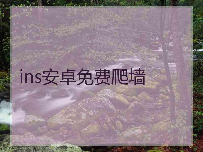 ins安卓免费爬墙
