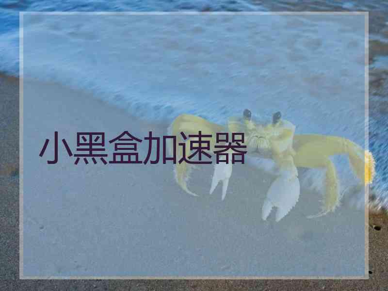 小黑盒加速器
