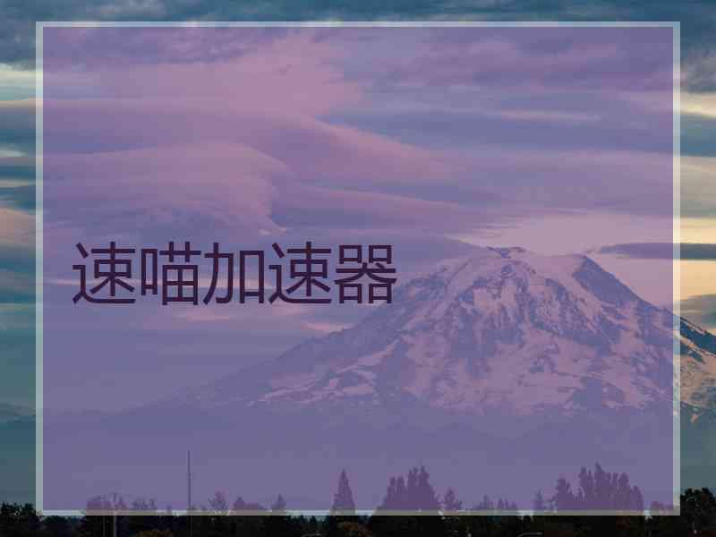 速喵加速器