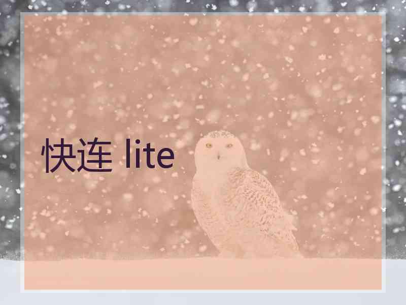 快连 lite