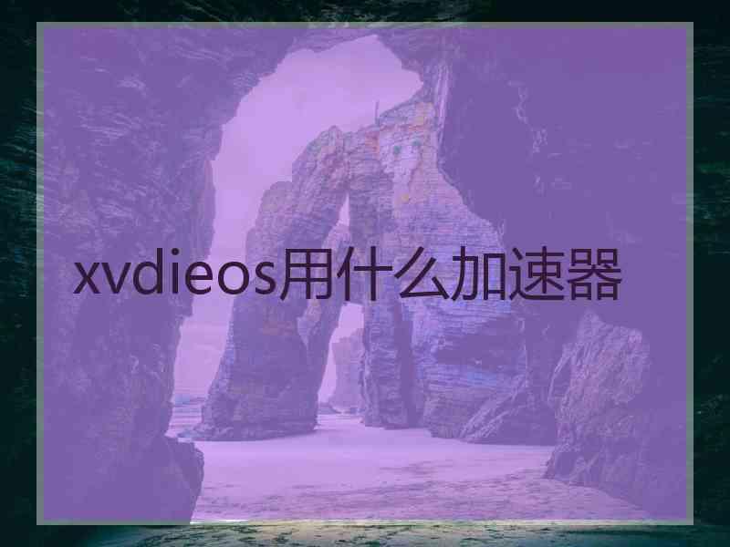 xvdieos用什么加速器