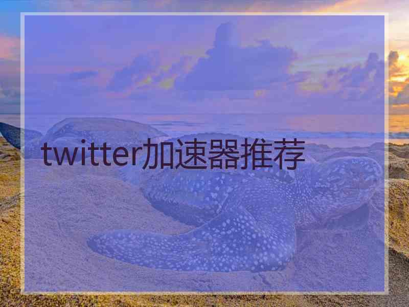 twitter加速器推荐