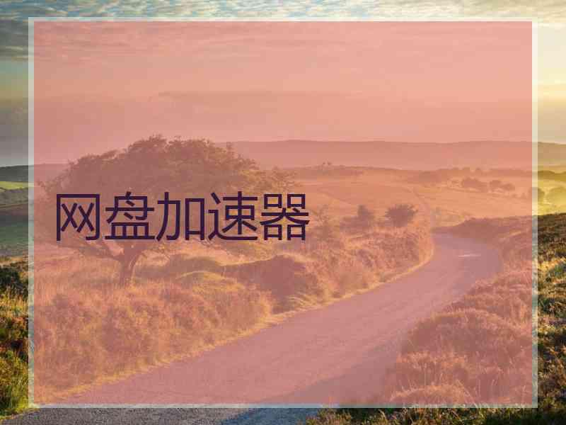 网盘加速器
