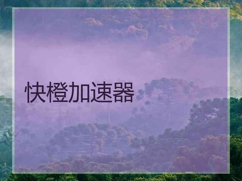 快橙加速器