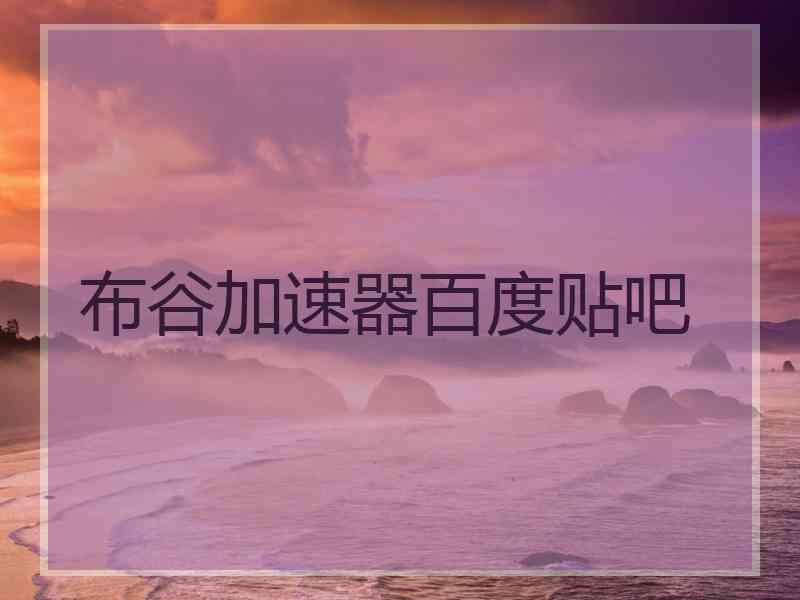 布谷加速器百度贴吧