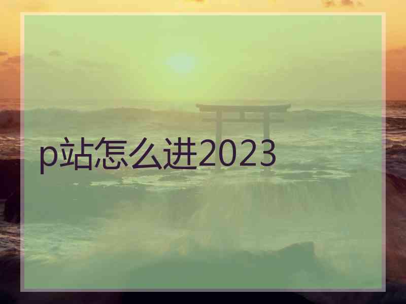 p站怎么进2023