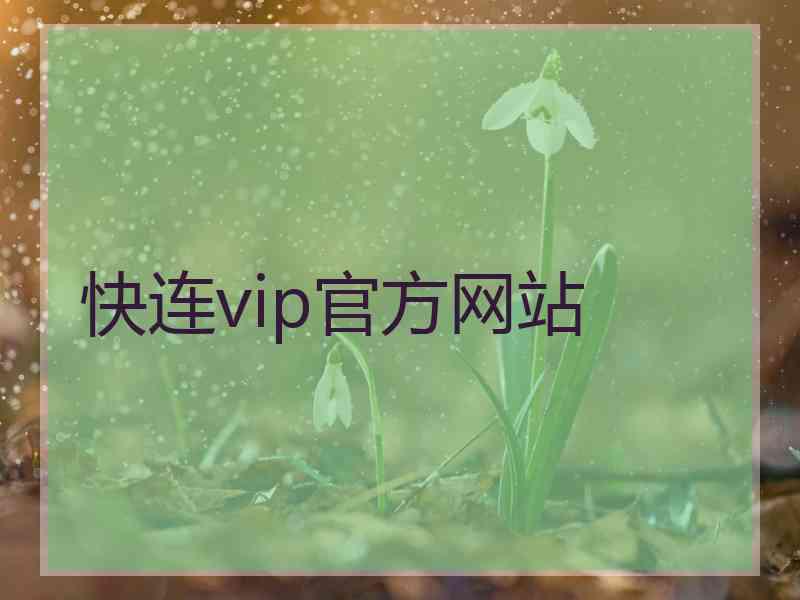 快连vip官方网站