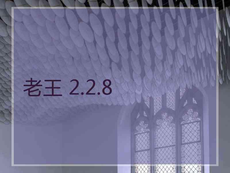 老王 2.2.8