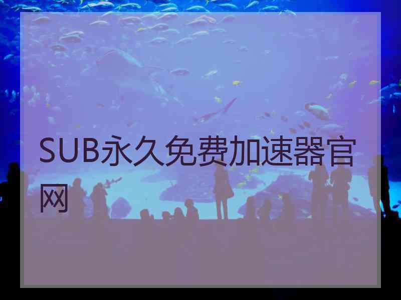 SUB永久免费加速器官网