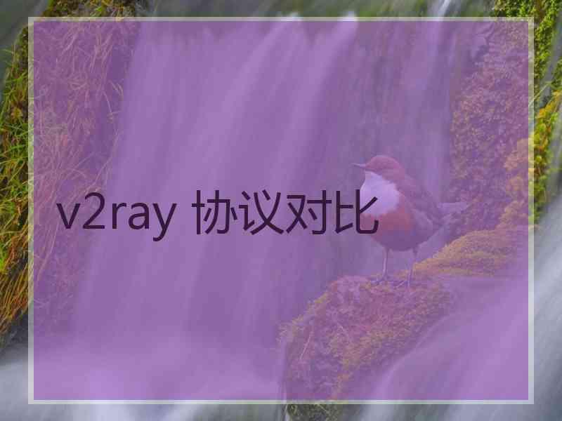 v2ray 协议对比