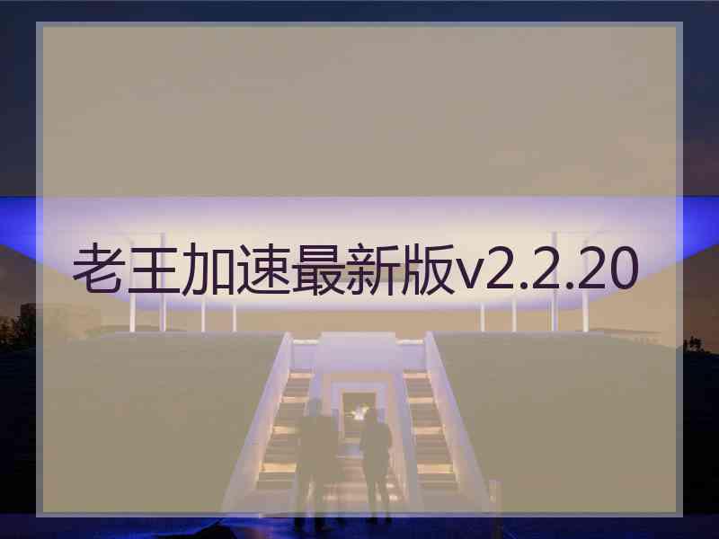 老王加速最新版v2.2.20