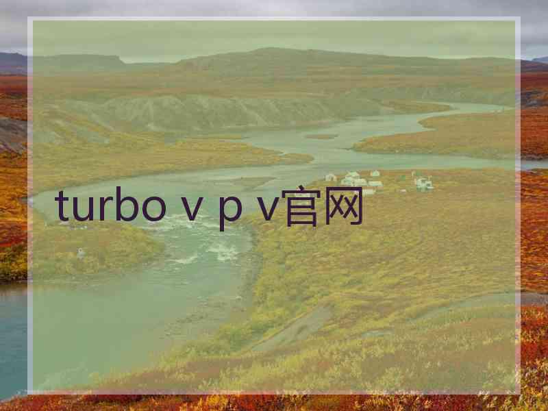turbo v p v官网