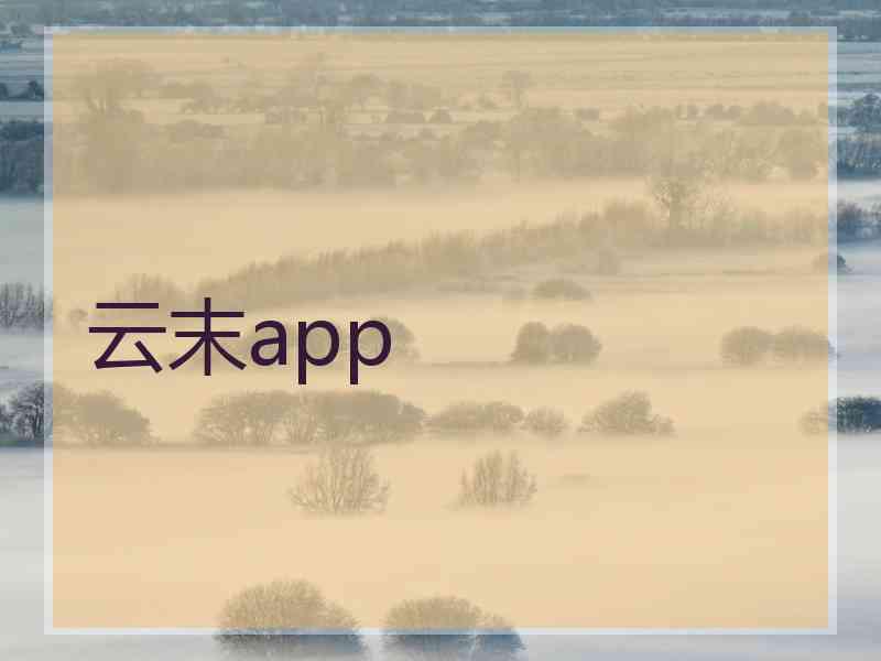 云末app