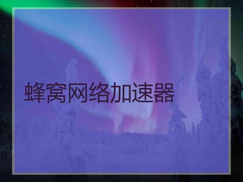 蜂窝网络加速器