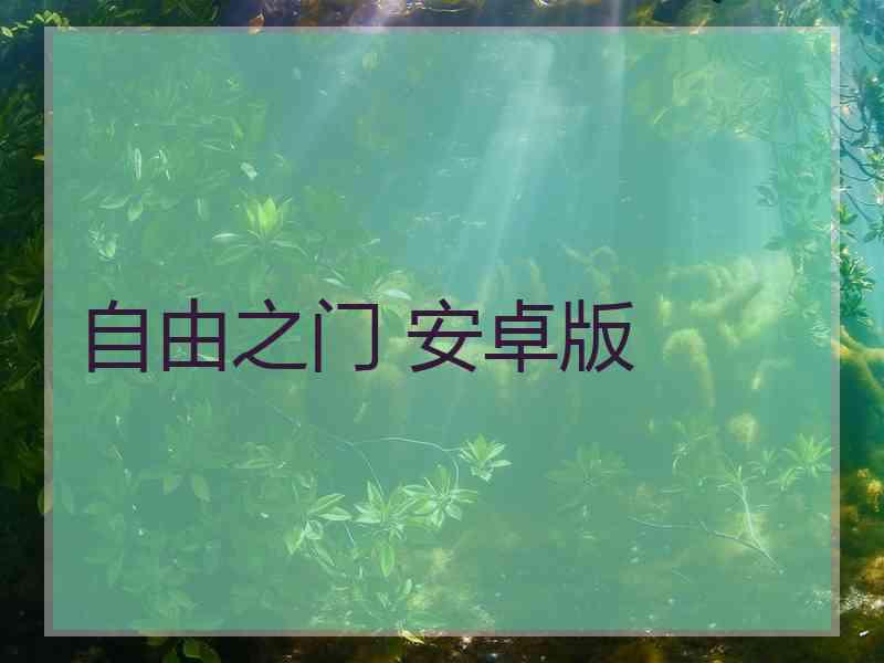 自由之门 安卓版