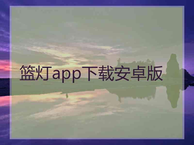 篮灯app下载安卓版
