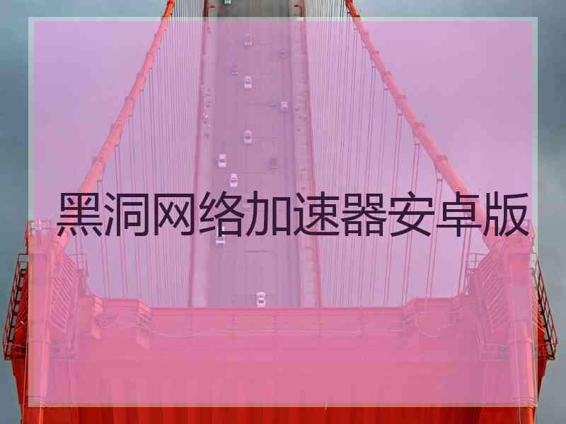 黑洞网络加速器安卓版