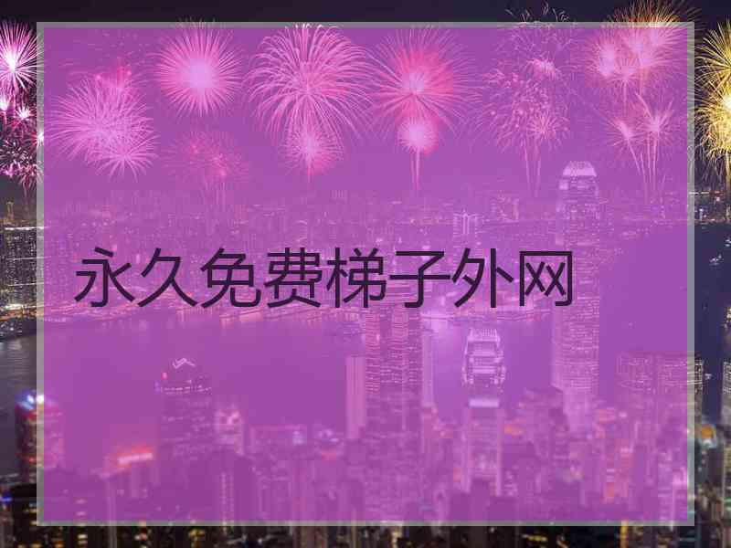 永久免费梯子外网