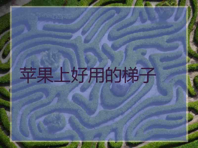 苹果上好用的梯子