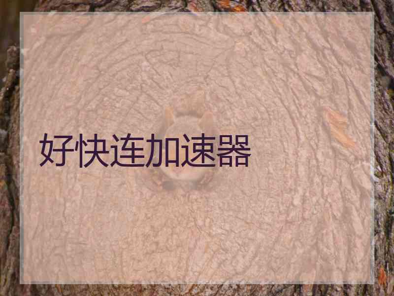 好快连加速器