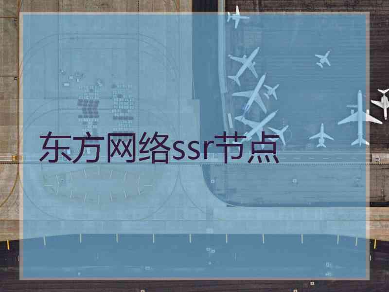 东方网络ssr节点