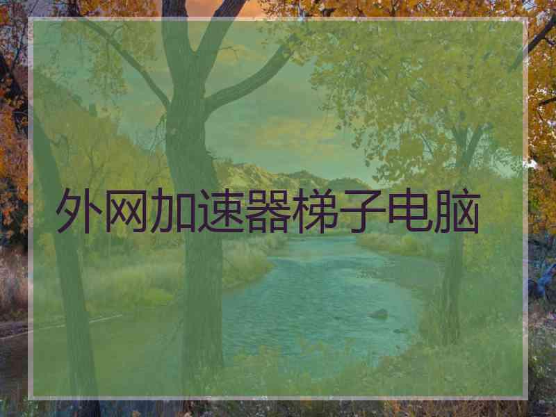 外网加速器梯子电脑