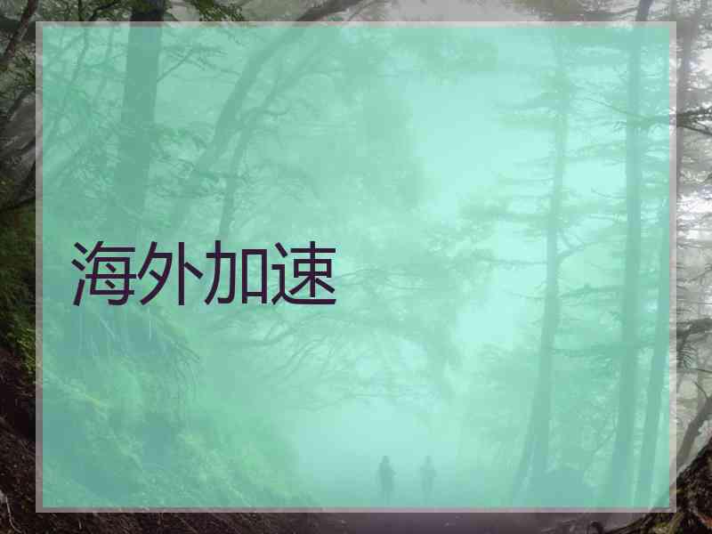 海外加速